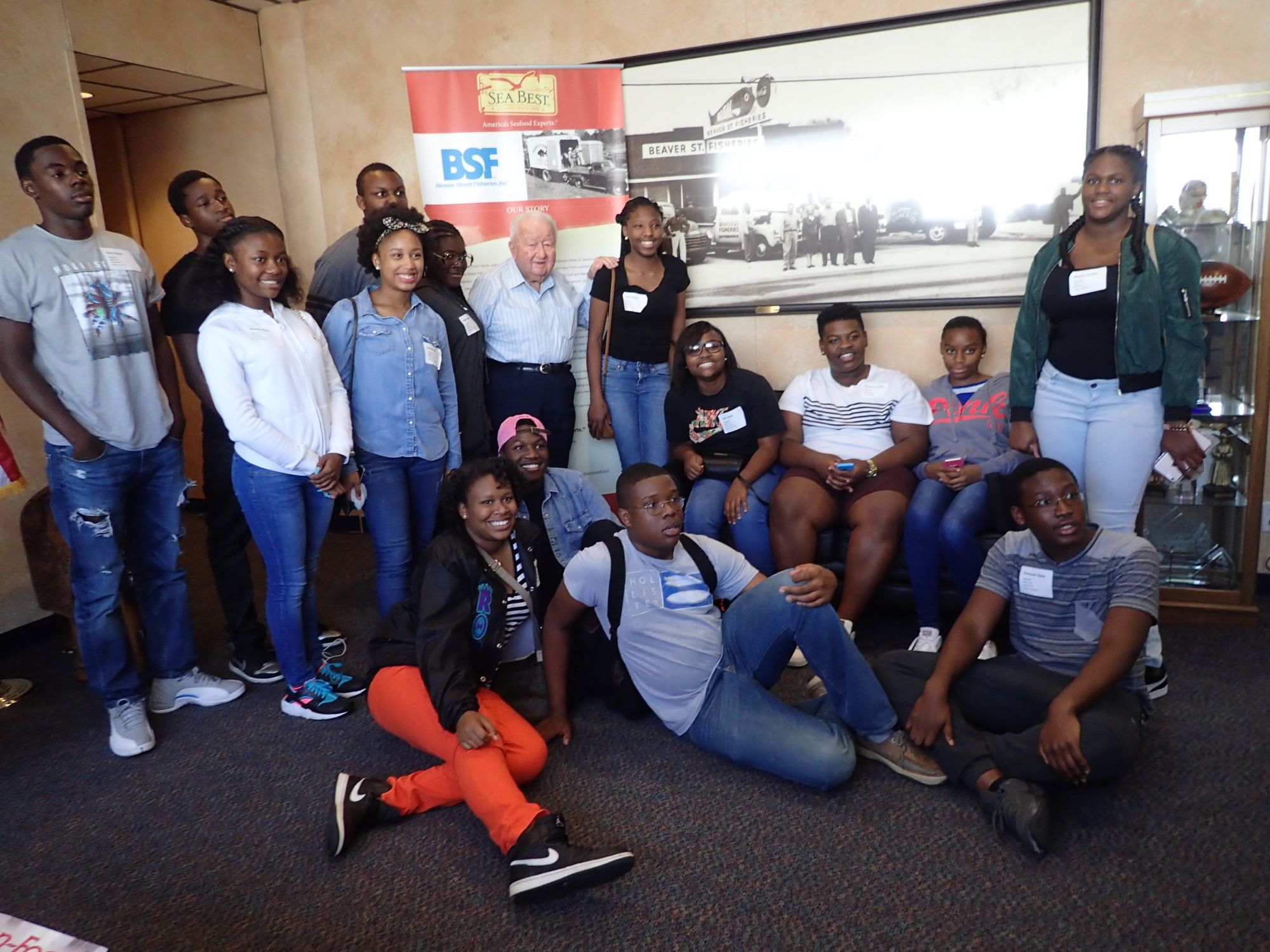FreshFutures students together at a program event